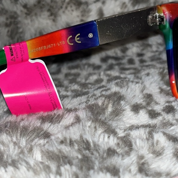 Betsey Johnson Rainbow Pride Bedazzled Sunglasses NWT - Picture 7 of 9